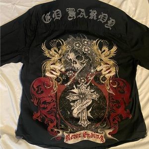 Ed hardy button up